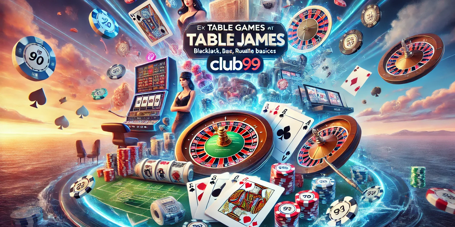 exploring table games at Club99