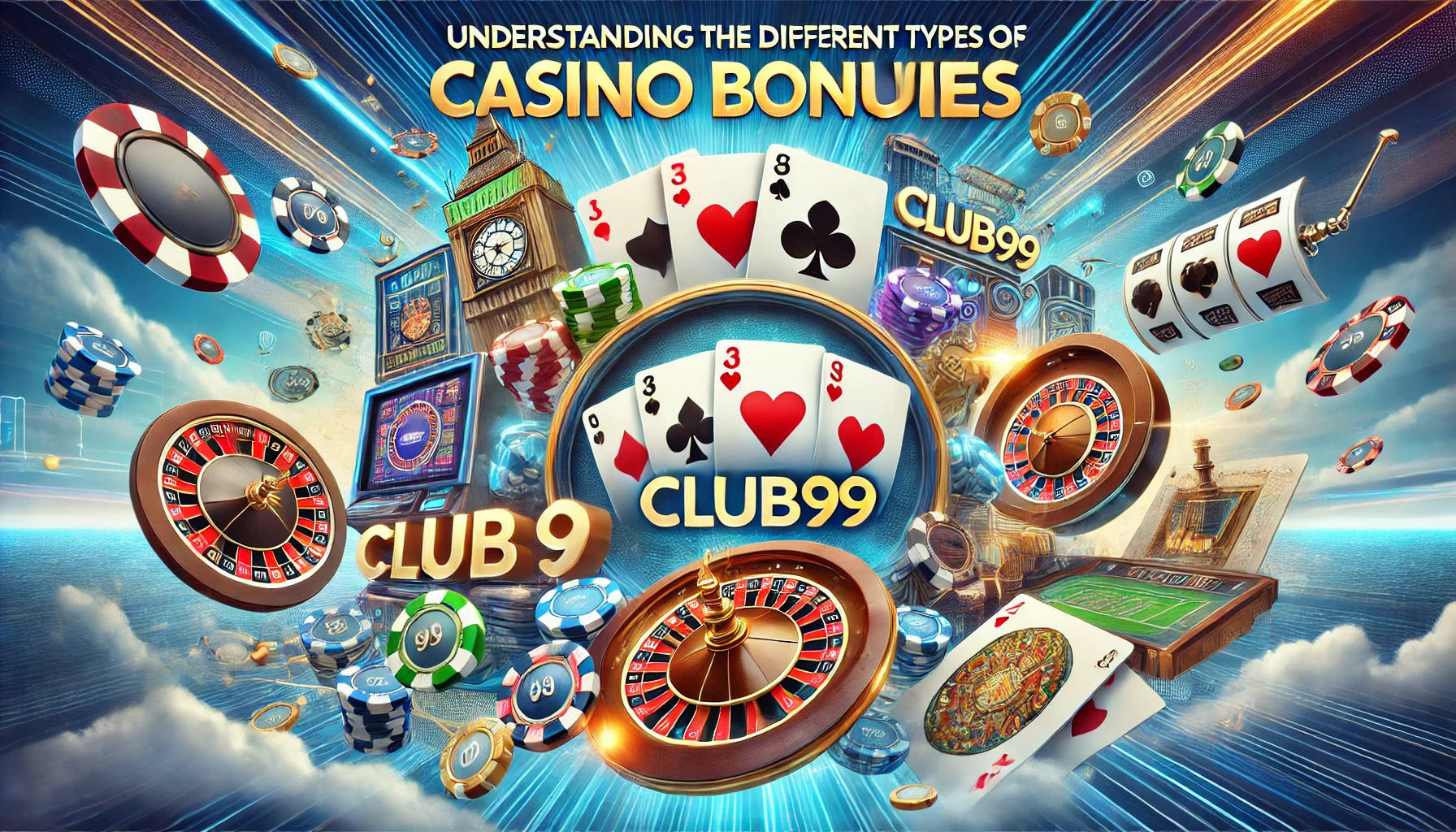 understanding the different types of casino bonuses at Club99